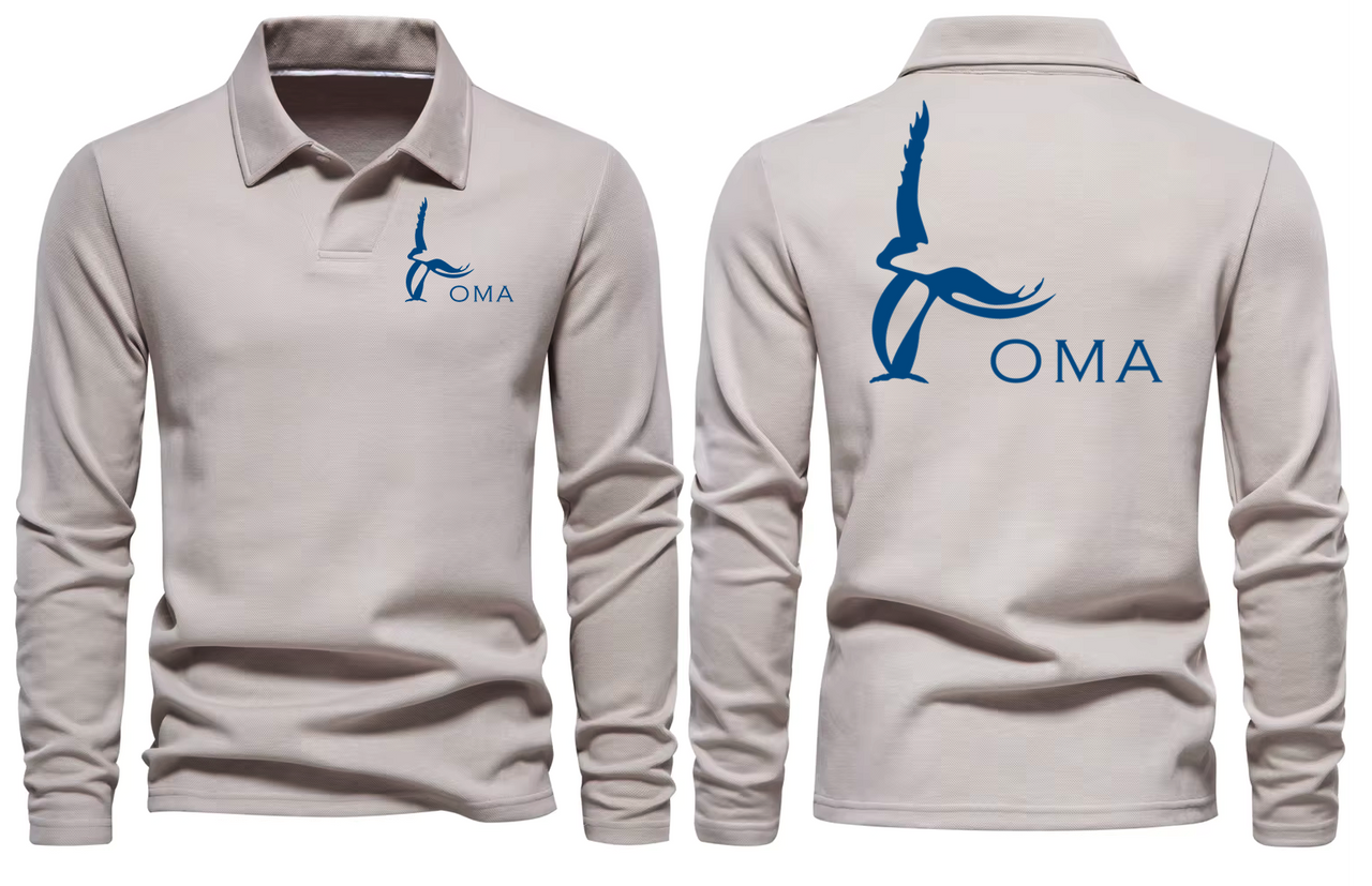 OMA AIRPORT LONG SLEEVE  POLO
