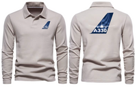 Thumbnail for AIRBUS 330 LONG SLEEVE  POLO