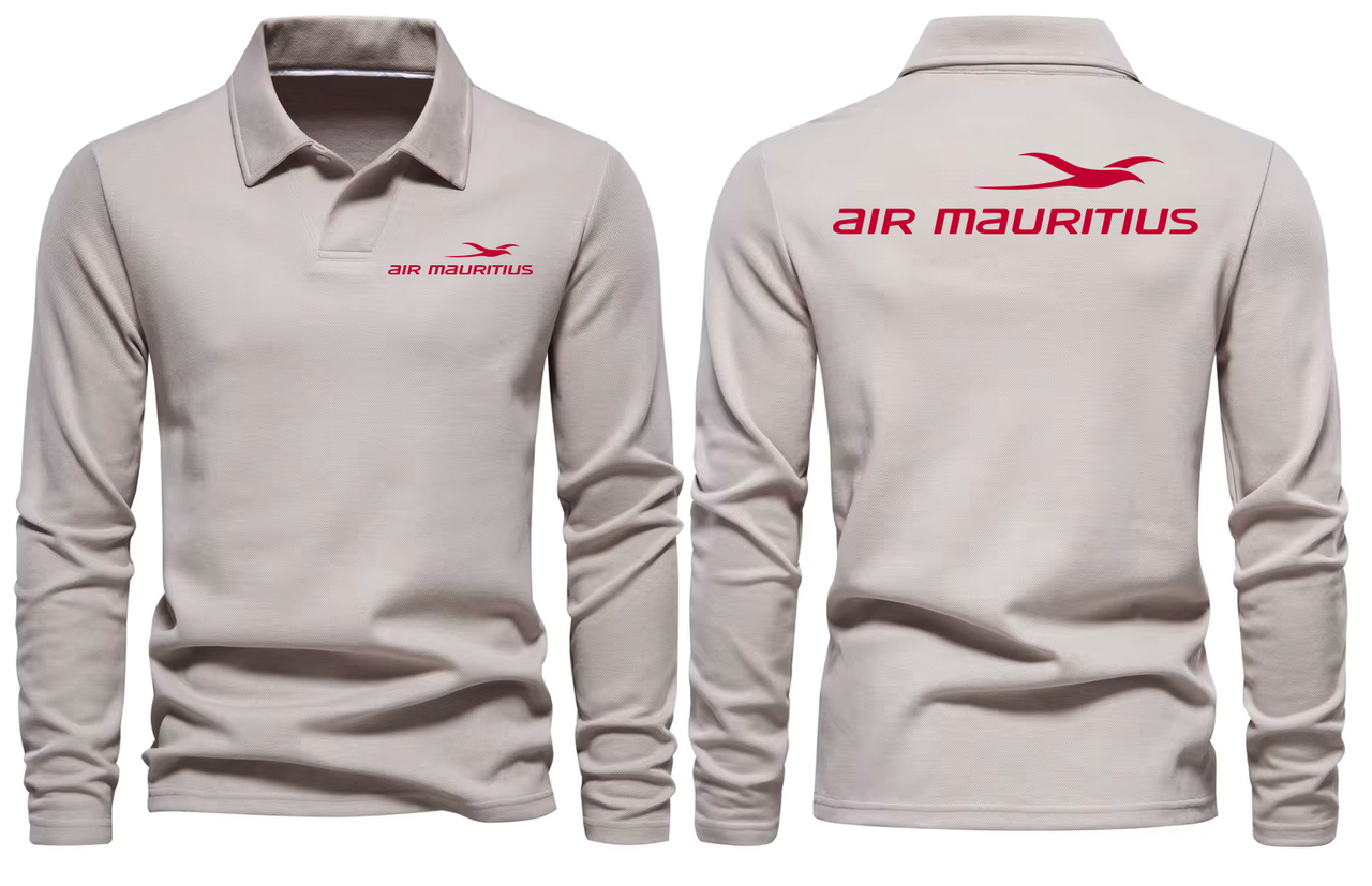 MAURITIUS AIRLINES LONG SLEEVE  POLO