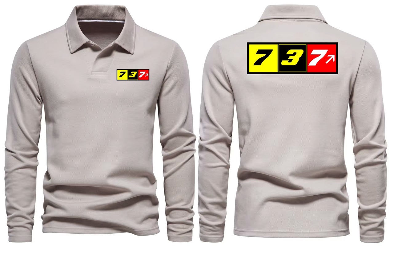 BOEING 737 LONG SLEEVE  POLO