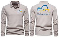 Thumbnail for MACKAY AIRPORT LONG SLEEVE  POLO