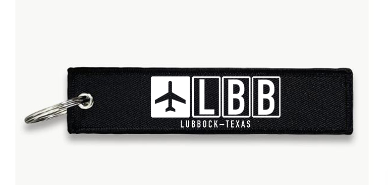 LBB AIRPORT KEY CHAIN