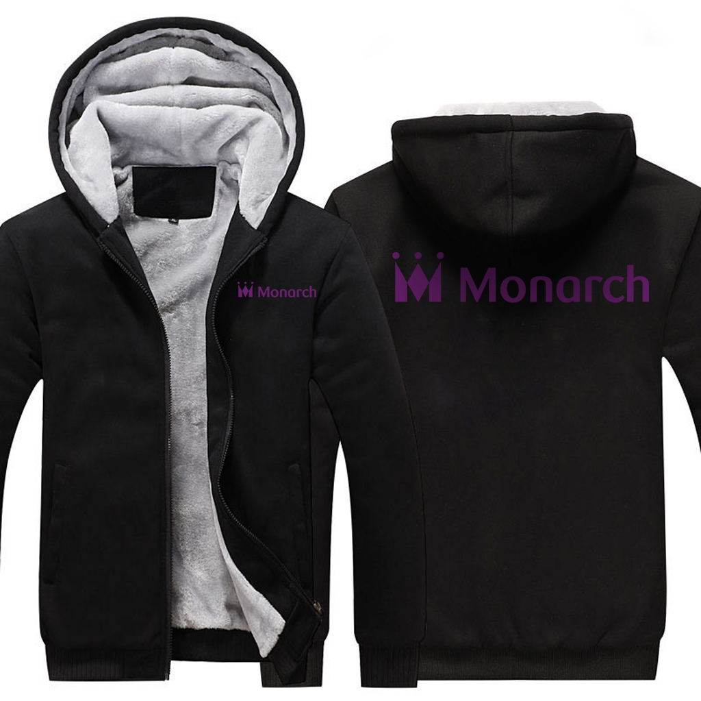 MONARCH AIRLINES JACKETS FLEECE SWEATSHIRT