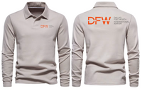 Thumbnail for AER DFW AIRPORT LONG SLEEVE  POLO