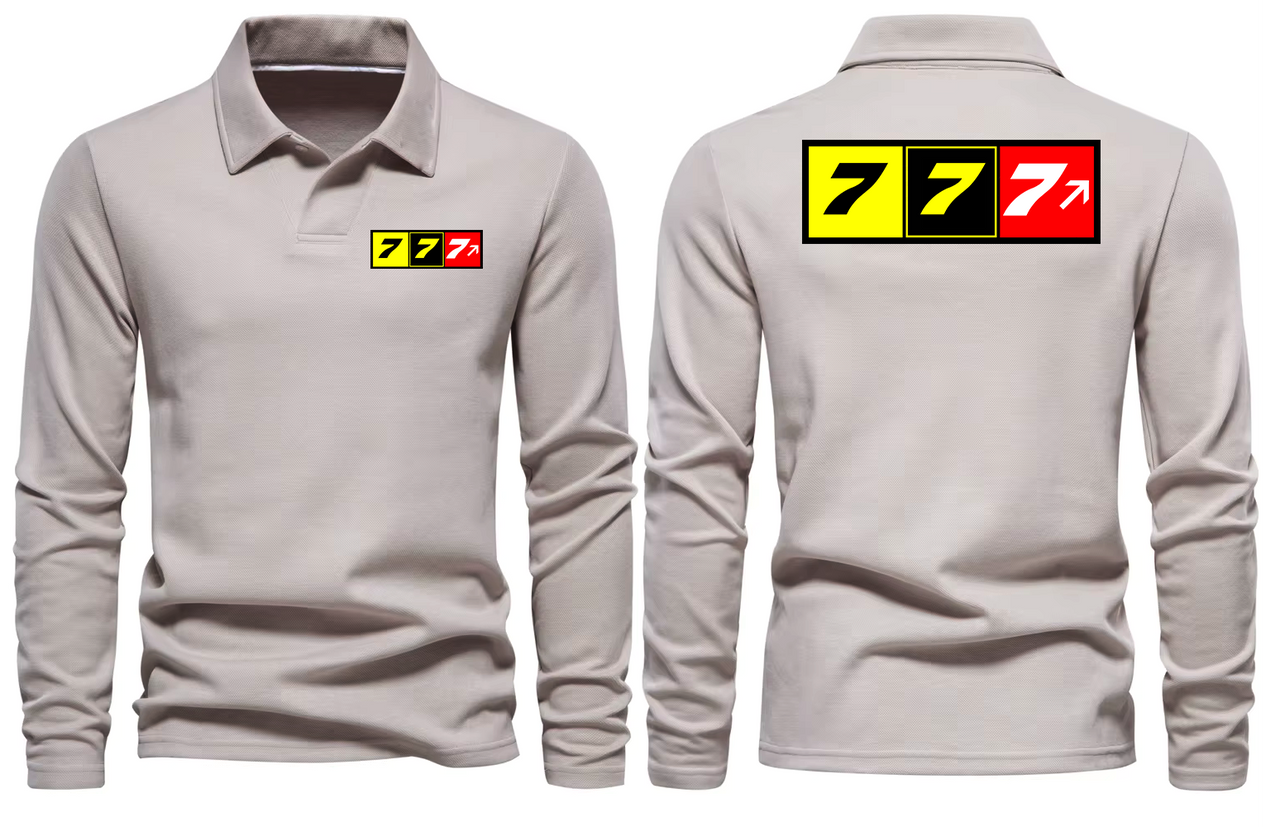 BOEING 777  LONG SLEEVE  POLO
