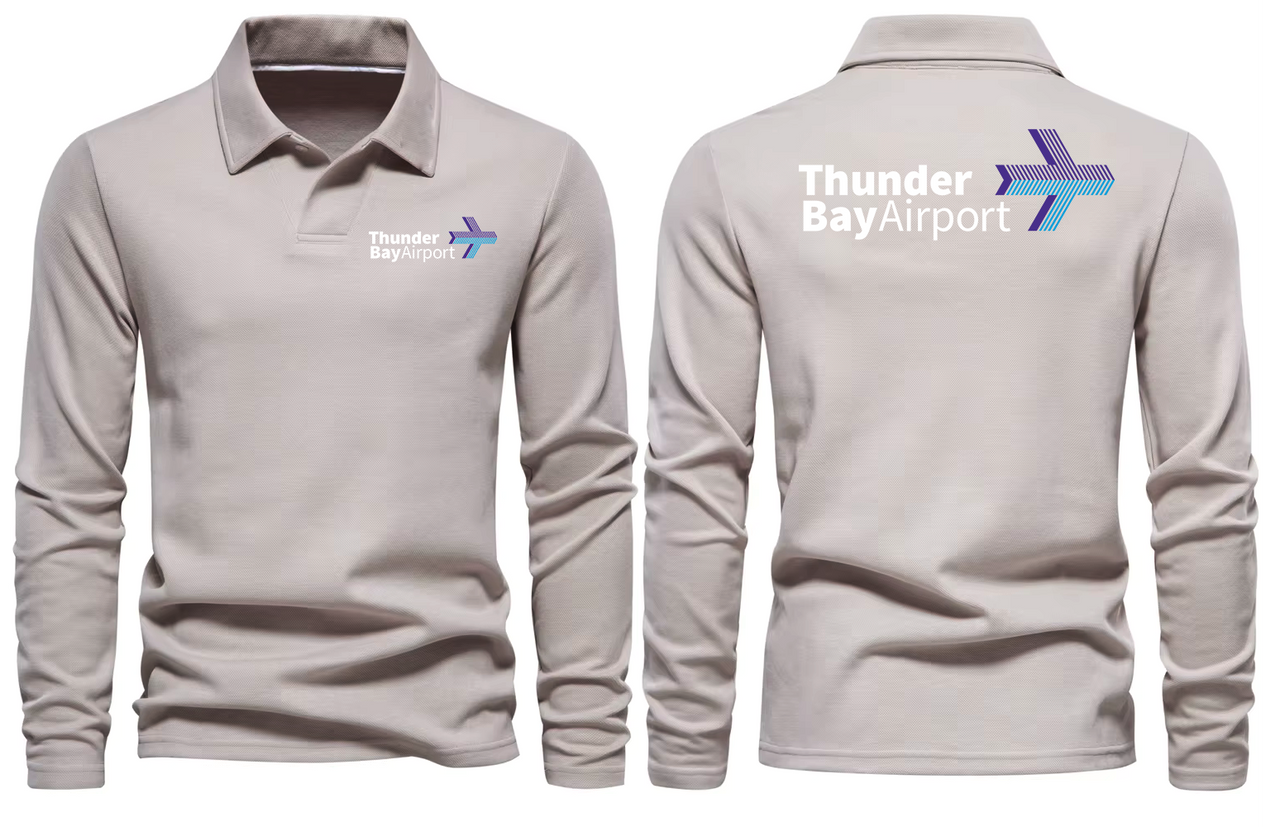 THUNDER BAY AIRPORT LONG SLEEVE  POLO
