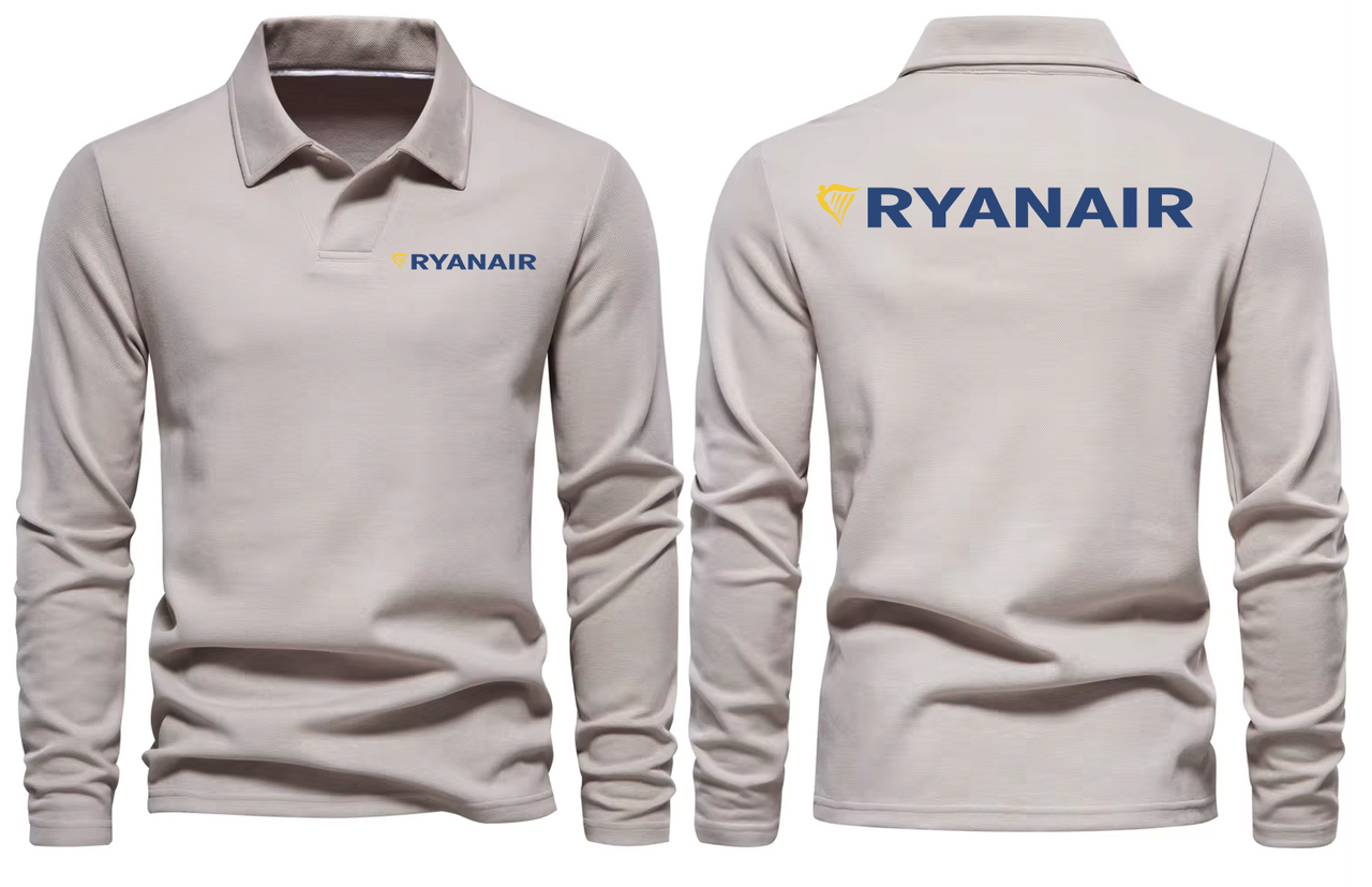 RYAN AIR LONG SLEEVE  POLO
