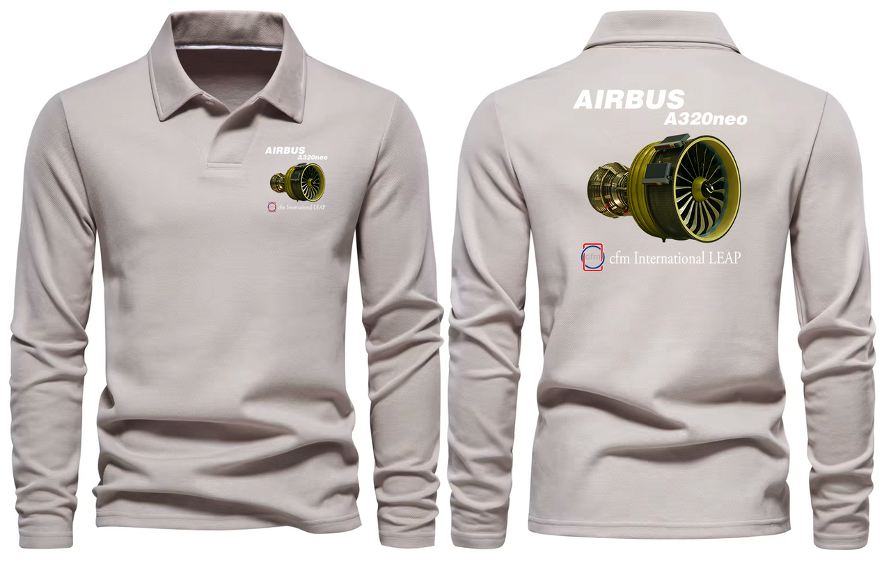 AIRBUS NEW CFM  A320 LONG SLEEVE  POLO