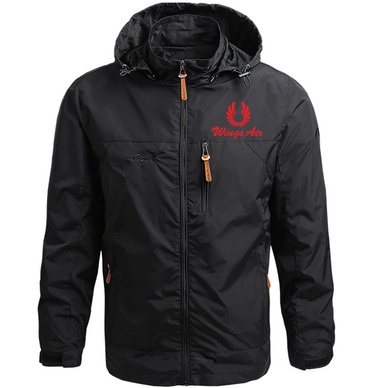 Waterproof Wings Airline Casual Hooded