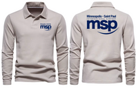 Thumbnail for MSP AIRPORT LONG SLEEVE  POLO