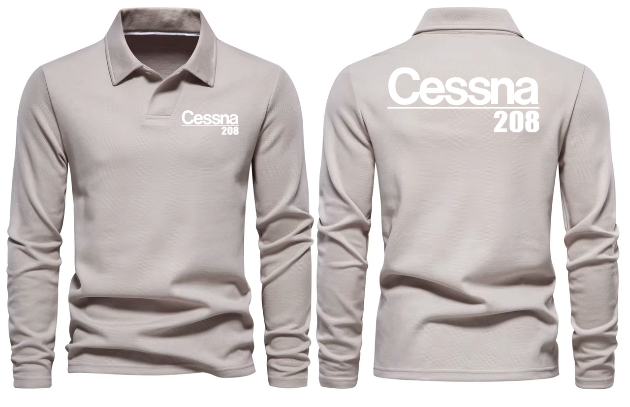 CESSNA 208  LONG SLEEVE  POLO