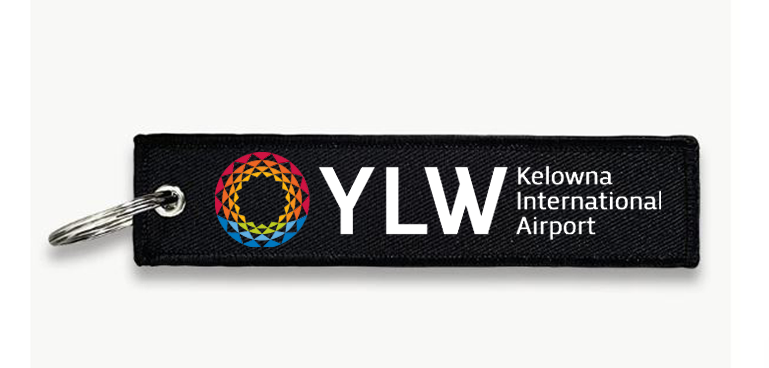 YLW AIRPORT KEY CHAIN
