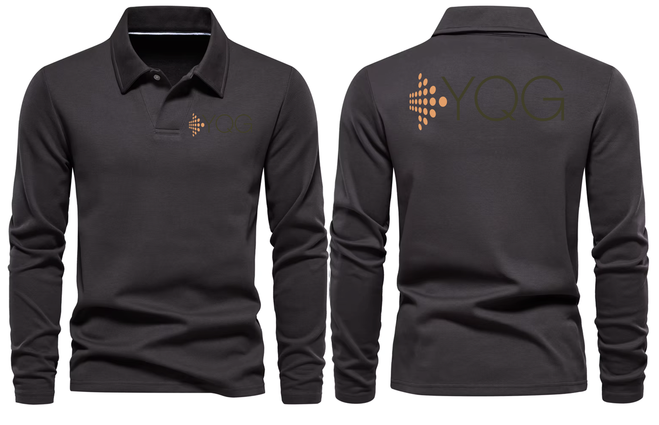 YQG AIRPORT LONG SLEEVE  POLO