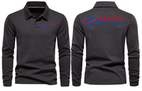 Thumbnail for REAGON AIRPORT LONG SLEEVE  POLO