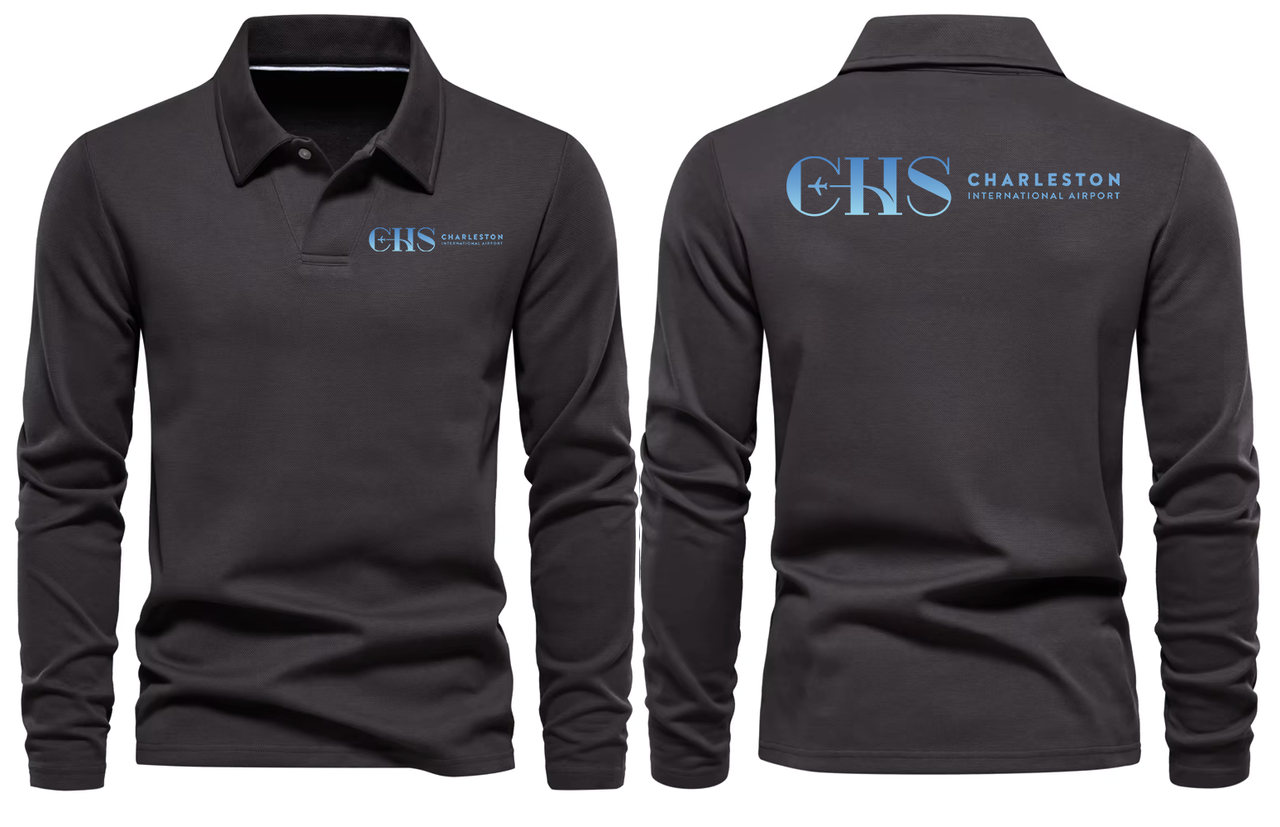 CHS AIRPORT LONG SLEEVE  POLO