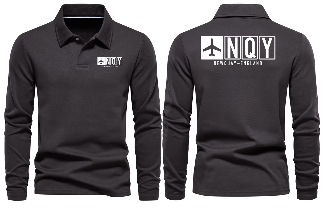 NQY AIRPORT LONG SLEEVE POLO