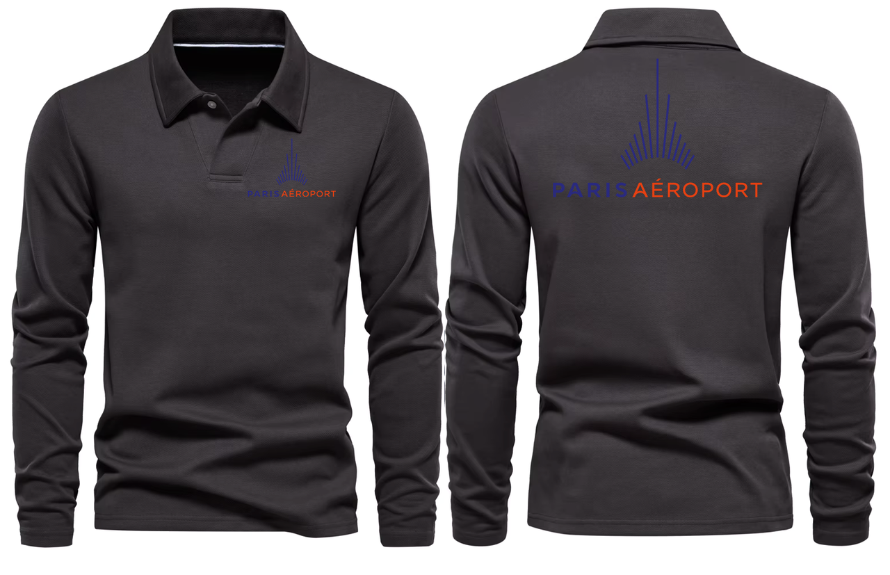 PARIS AIRPORT LONG SLEEVE  POLO