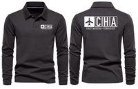 Thumbnail for CHA AIRPORT LONG SLEEVE POLO