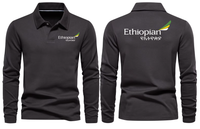 Thumbnail for ETHIOPIAN AIRLINES LONG SLEEVE  POLO