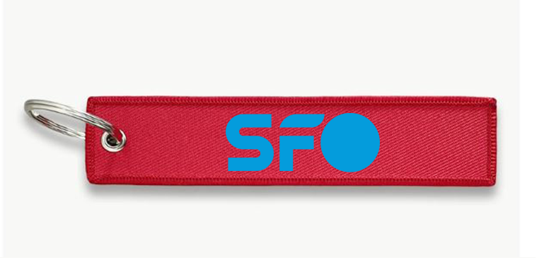 SFO AIRPORT KEY CHAIN