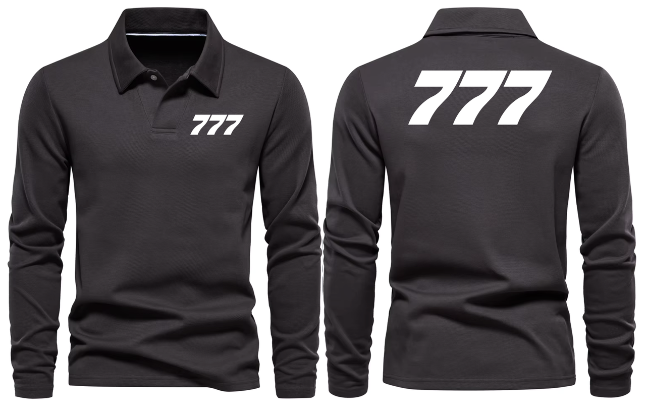BOEING 777  LONG SLEEVE  POLO