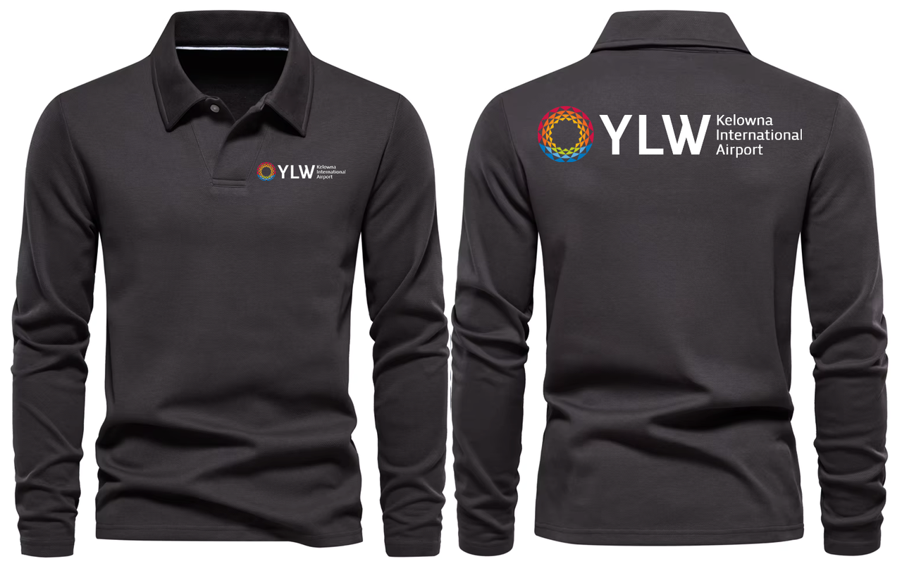 YLW AIRPORT LONG SLEEVE  POLO