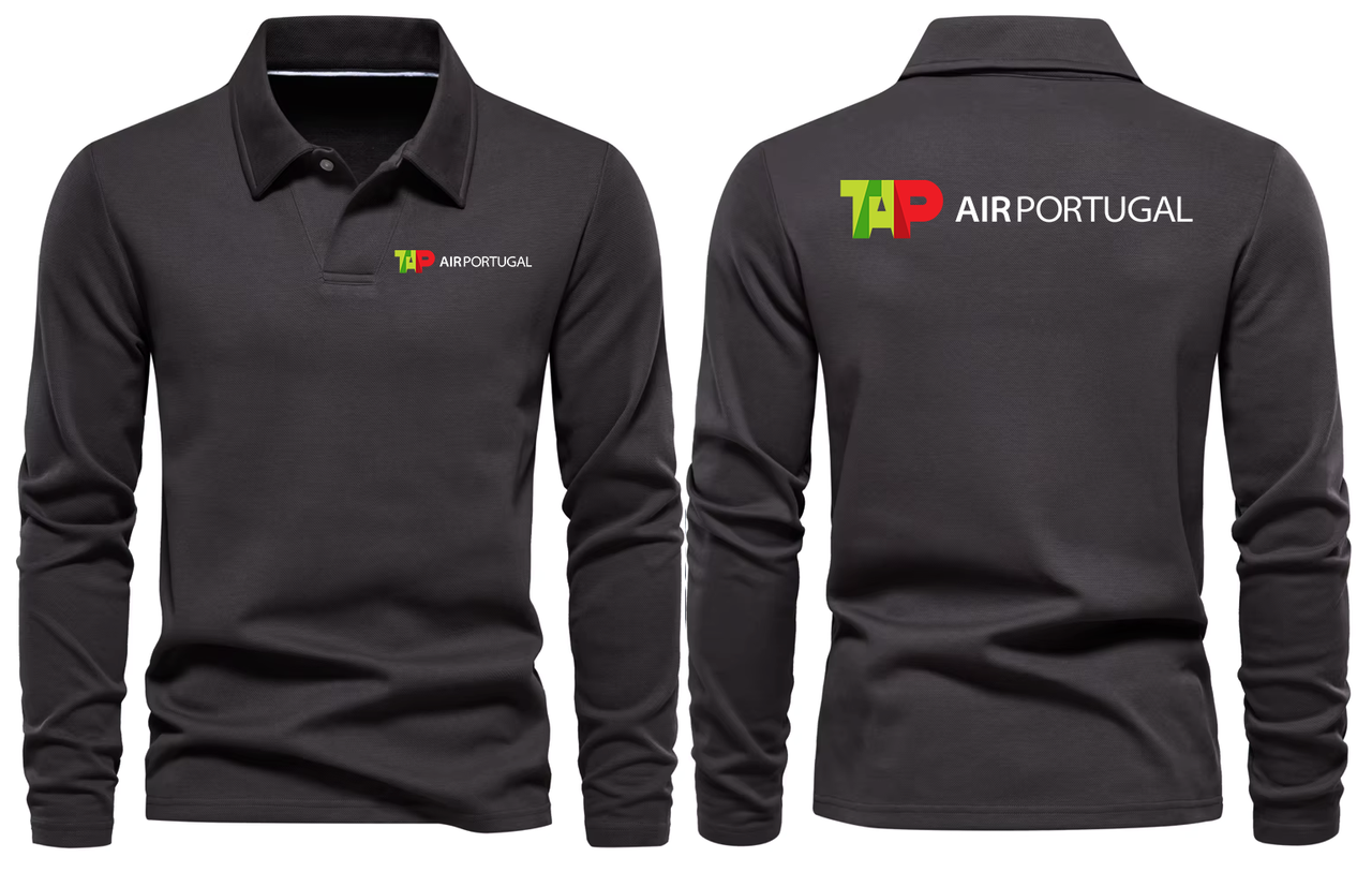 PORTUGAL AIRLINES LONG SLEEVE  POLO