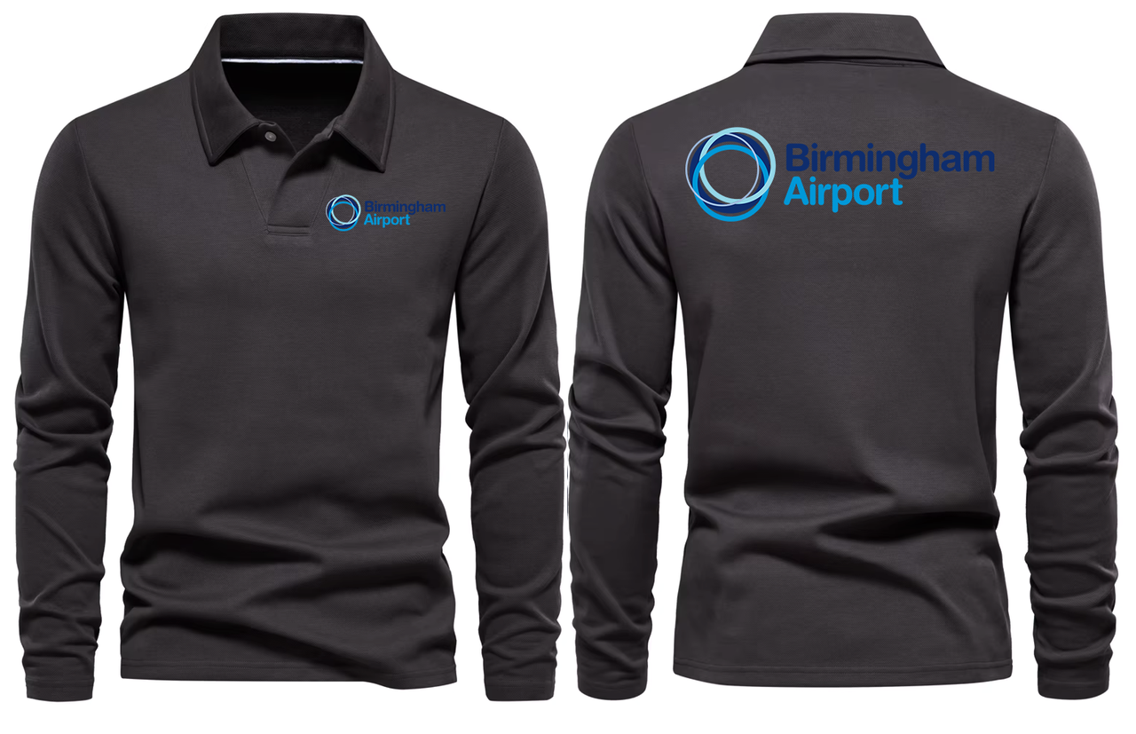 BIRMINGHIM AIRPORT LONG SLEEVE  POLO