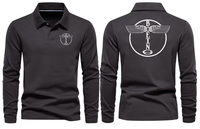 Thumbnail for BOEING OLD LOGO LONG SLEEVE  POLO