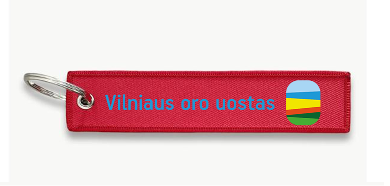 VILNIAUS AIRPORT KEY CHAIN