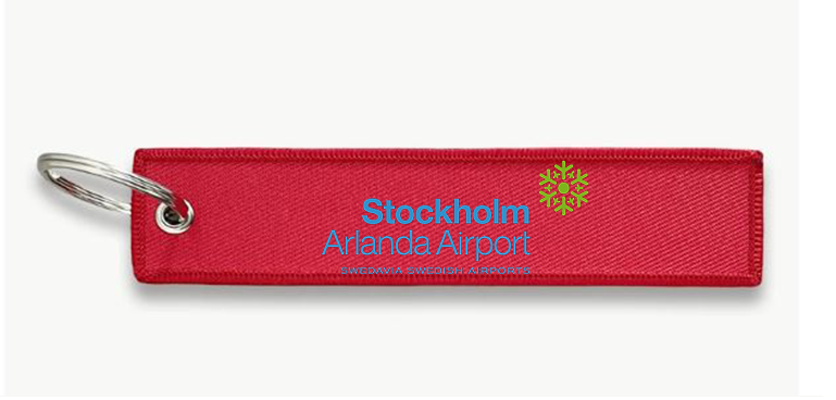 STOCKHOLAM AIRPORT KEY CHAIN