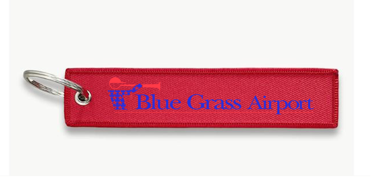 BLUE GRASS AIRPORT KEY CHAIN
