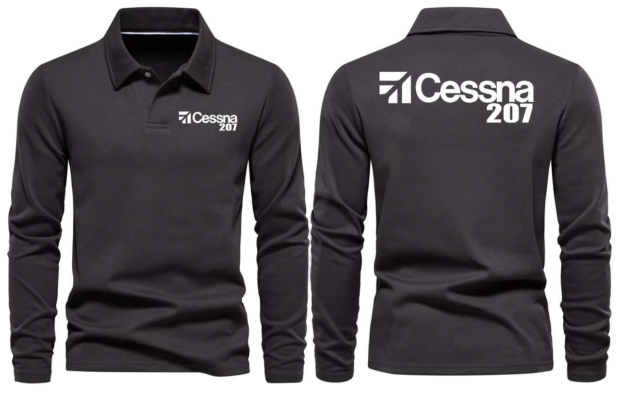 CESSNA 207  LONG SLEEVE  POLO