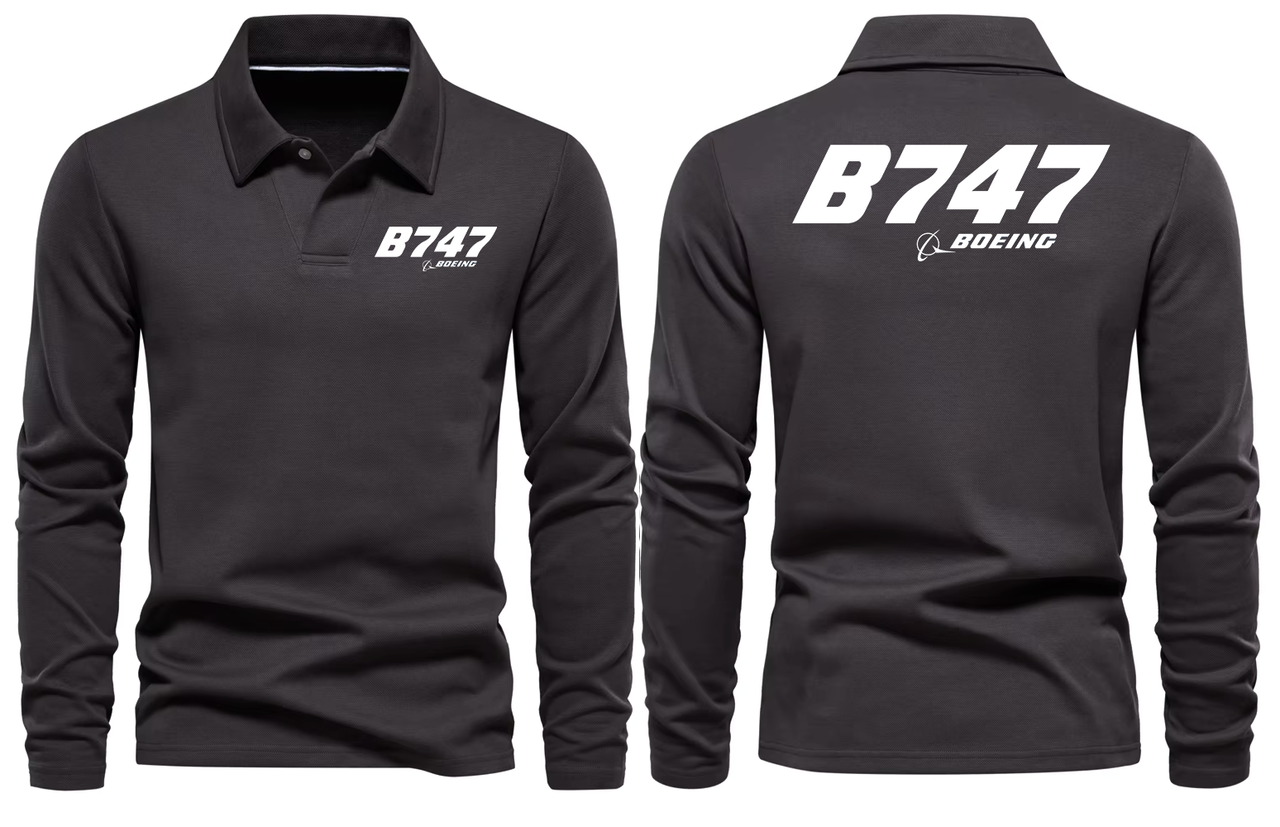 BOEING 747  LONG SLEEVE  POLO