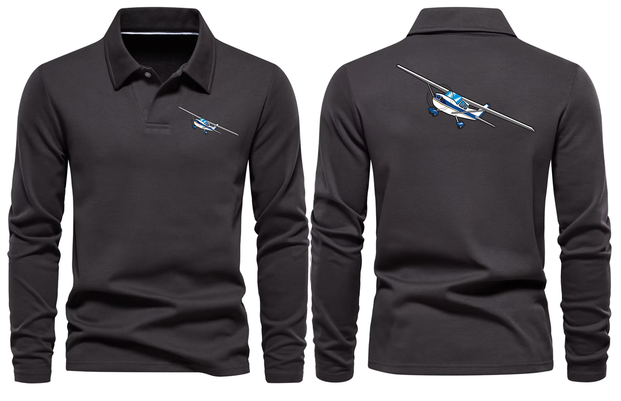 CESSNA LONG SLEEVE  POLO