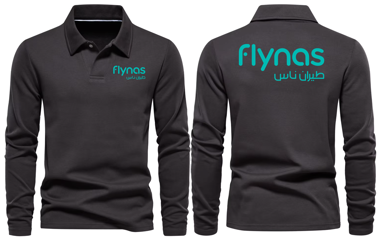 FLYNAS  LONG SLEEVE  POLO