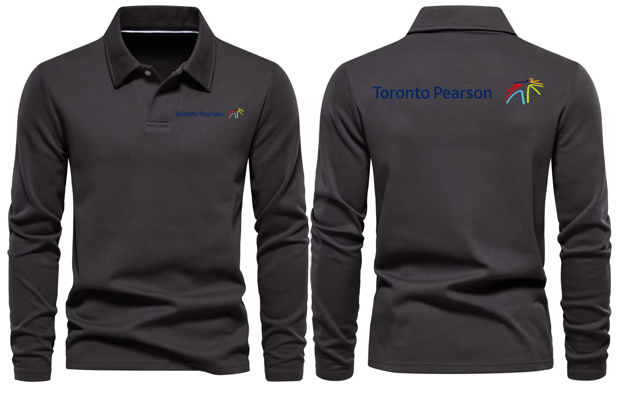 PEARSON AIRPORT LONG SLEEVE  POLO