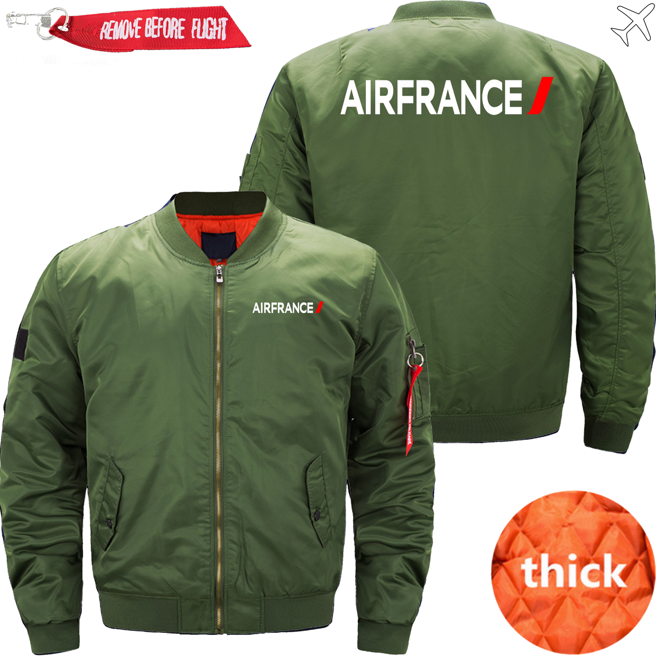 FRANCE AIRLINES MA1 JACKET THE AV8R