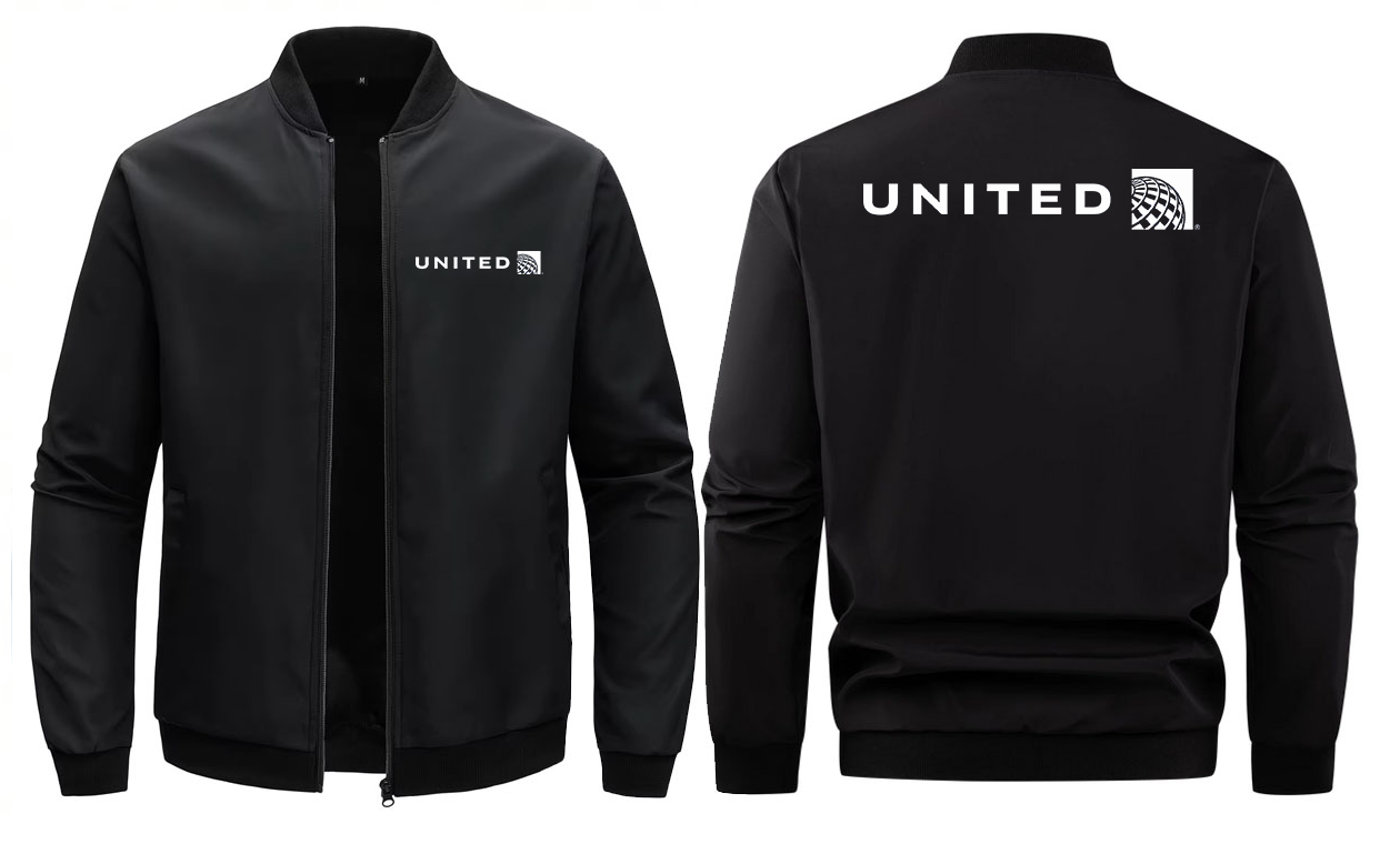 UNTED AIRWAYS LOOSE SOLID COLOR JACKET