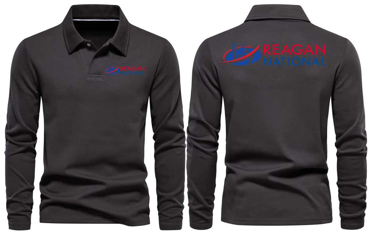 REAGAN AIRPORT LONG SLEEVE  POLO