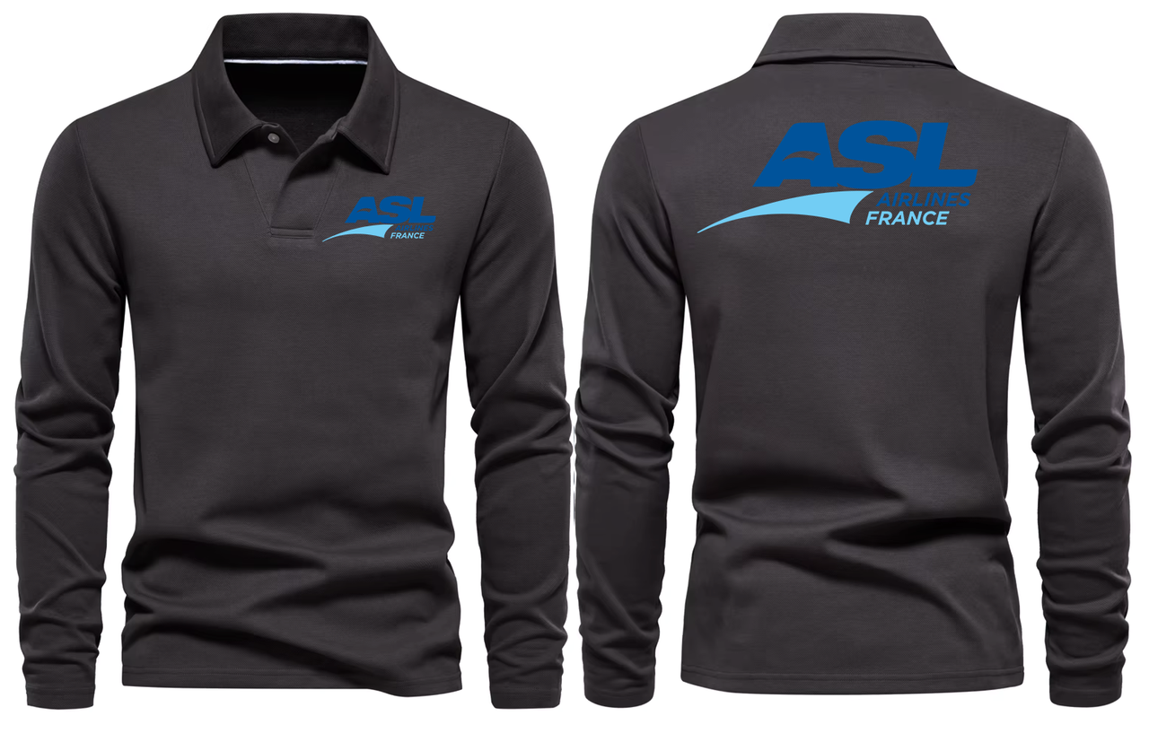 ASL LONG SLEEVE  POLO