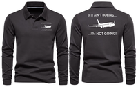 Thumbnail for BOEING I AM NOT GOING LOGO LONG SLEEVE  POLO