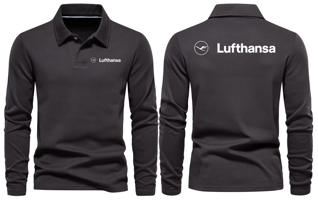LUFHANSA  LONG SLEEVE  POLO