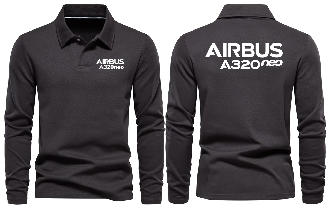 AIRBUS A320 NEW LONG SLEEVE  POLO