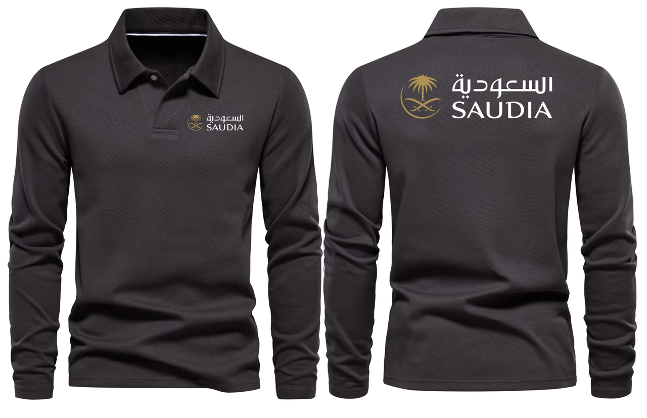 SAUDIA AIRLINES LONG SLEEVE  POLO