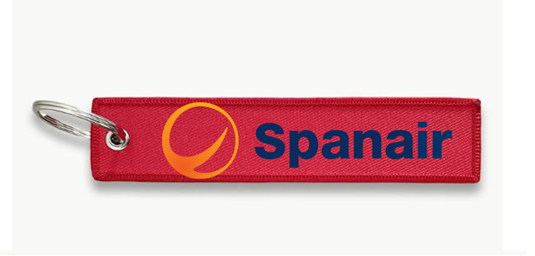 SPANAIR AIRLINES KEY CHAIN