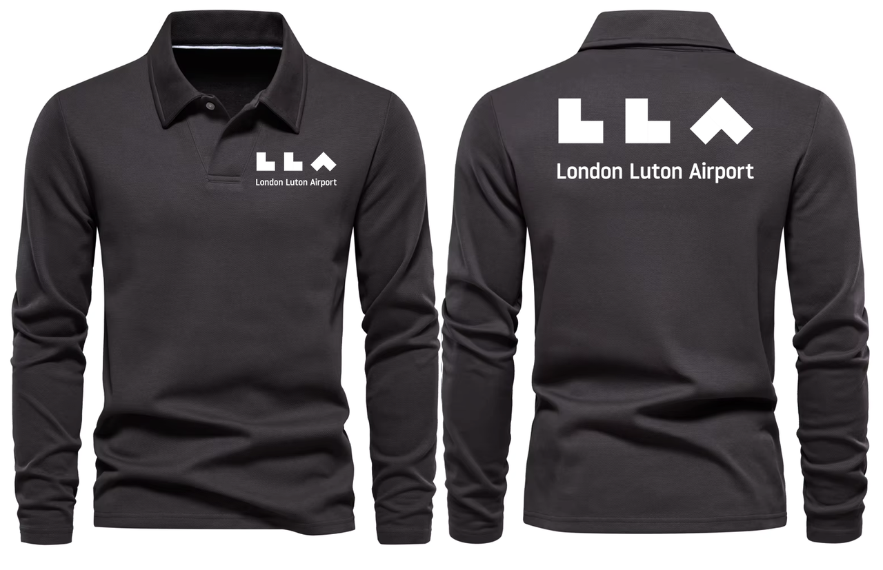 LLA AIRPORT LONG SLEEVE  POLO