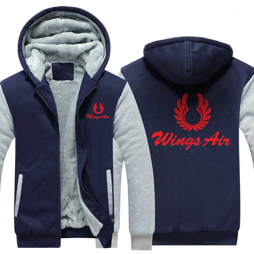 WINGS AIRLINES  JACKETS FLEECE SWEATSHIRT