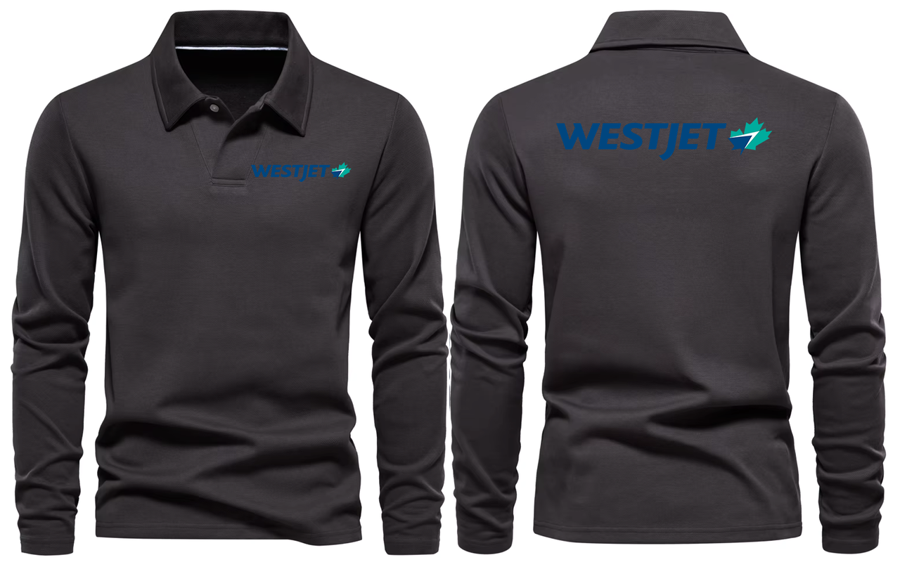 AIR WESTJET LONG SLEEVE  POLO
