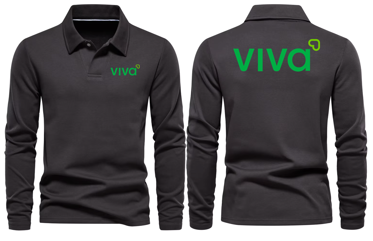 VIVA AIR  LONG SLEEVE  POLO